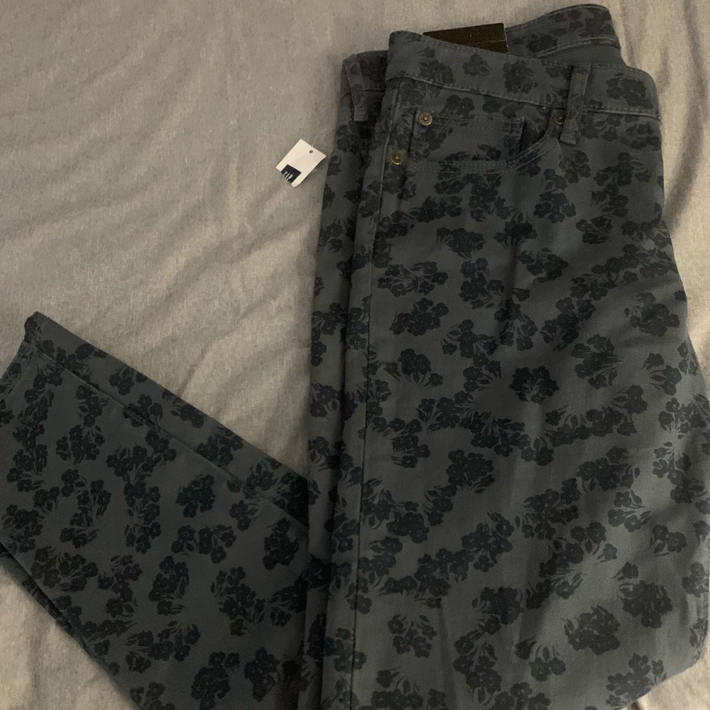 Gap Floral Crop Super Skinny Jean